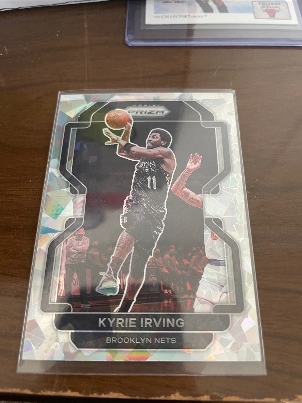 Panini Kyrie Irving Brooklyn Nets Silver Holographic Card
